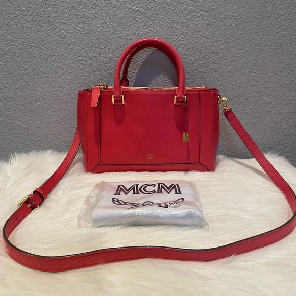 MCM Bags Mcm Shoulder Crossbody Leather Bag Poshmark